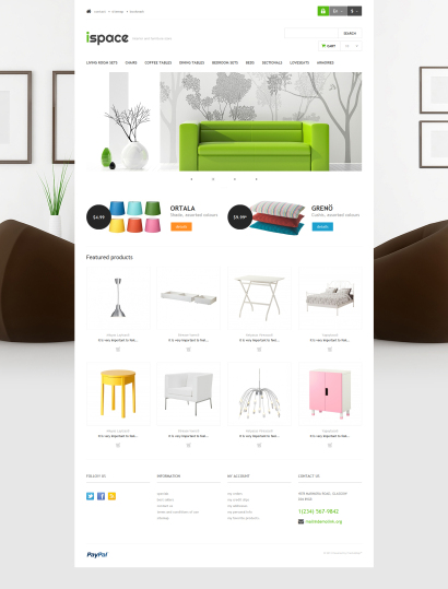 Дизайн мебельного интернет-магазина №447