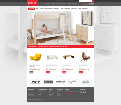 Дизайн интернет-магазина мебели №493