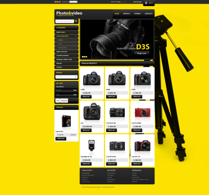 Дизайн для интернет-магазина видеотехники №1204