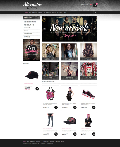 Дизайн для интернет-магазина одежды №1734