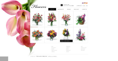 Купить дизайн для цветочного магазина №2723