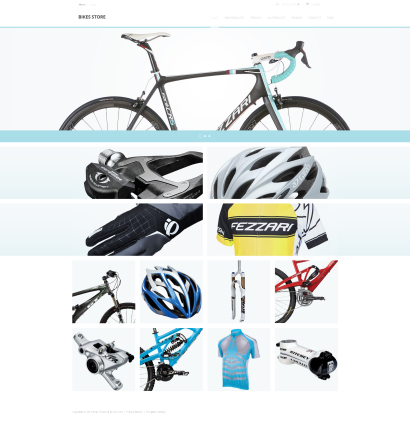 Купить готовый шаблон для интернет-магазина велосипедов №3005