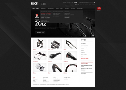 Купить дизайн для магазина велосипедов №3019