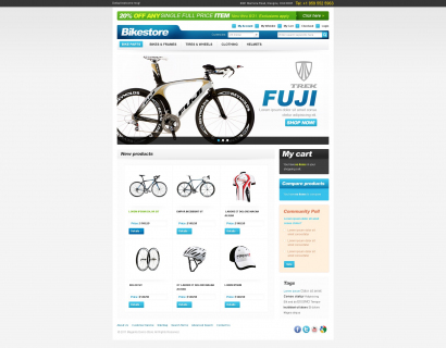 Дизайн для магазина велосипедов №3024